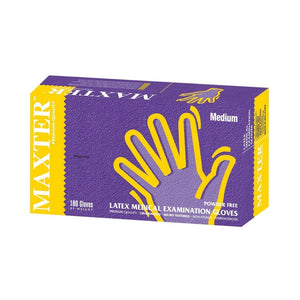 Maxter - Latex Powder Free Gloves - Medicline Supplies